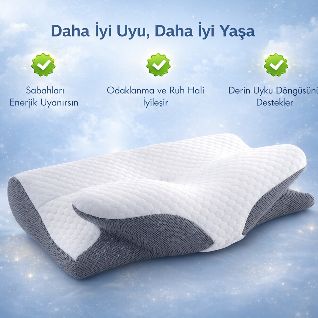 CONFORA™ Boyun Destekli Visco Yastık