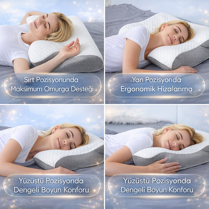 CONFORA™ Boyun Destekli Visco Yastık