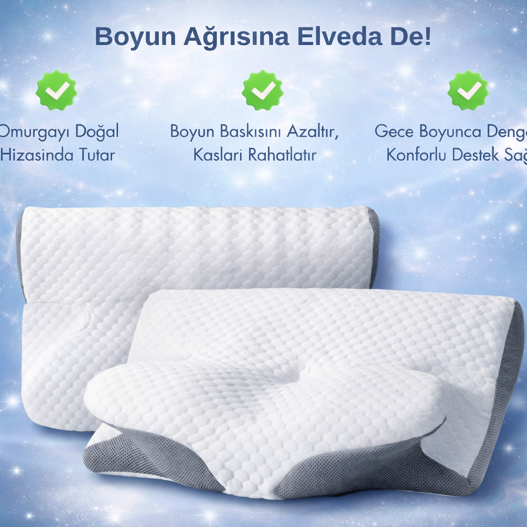 CONFORA™ Boyun Destekli Visco Yastık