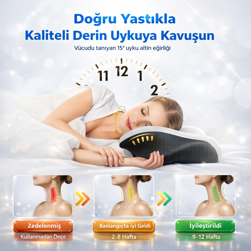 CONFORA™ Boyun Destekli Visco Yastık